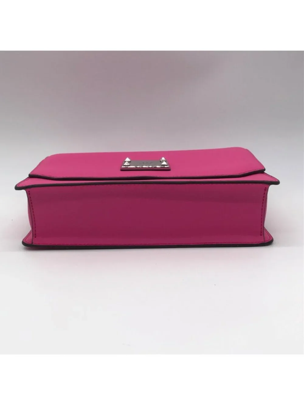 DKNY Pink Perla Large Flap Crossbody Bag